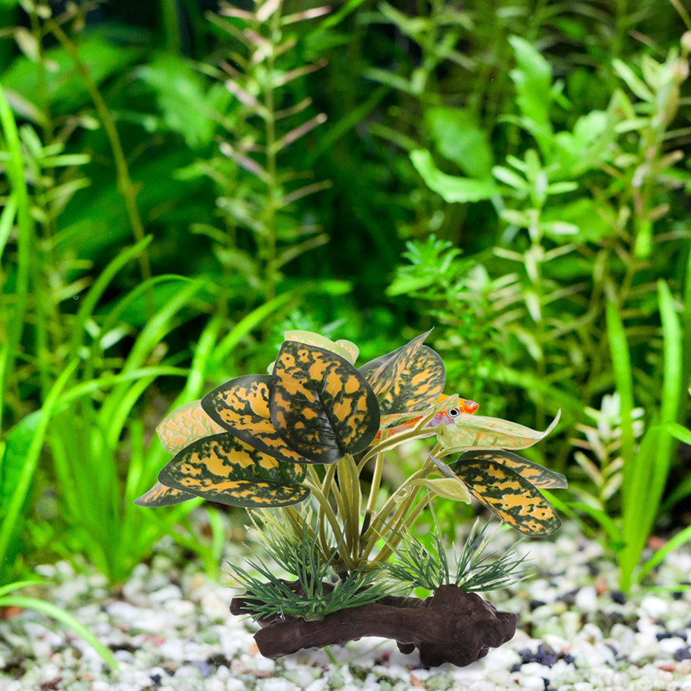Planted Aquarium For Goldfish - 2Pcs Realistic Artificial Aquarium Plants Lifelike