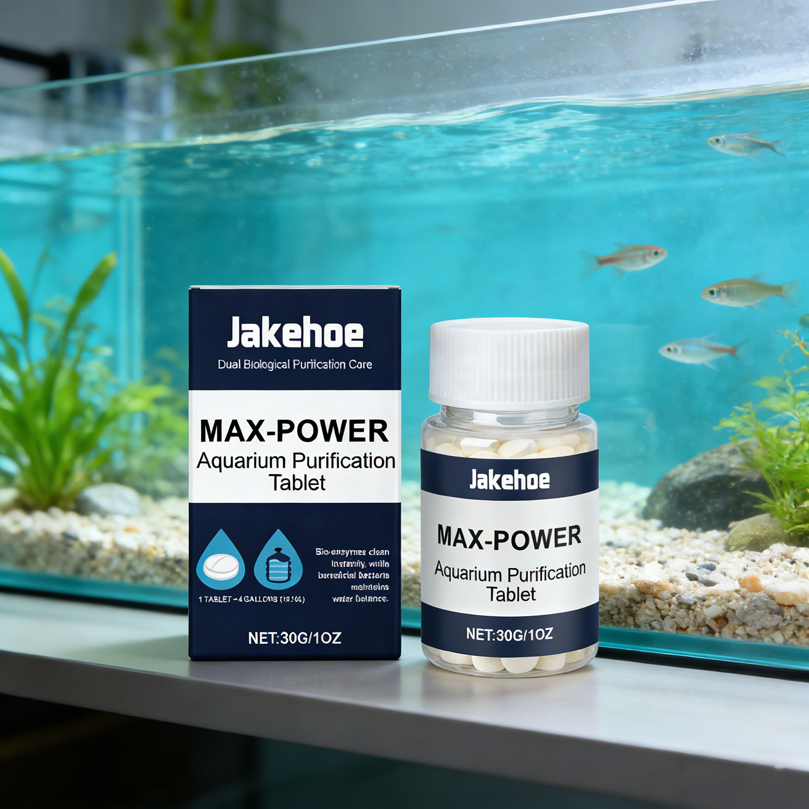 Planted Aquarium Cloudy Water - Algae Remover Tablets for Aquarium Clear