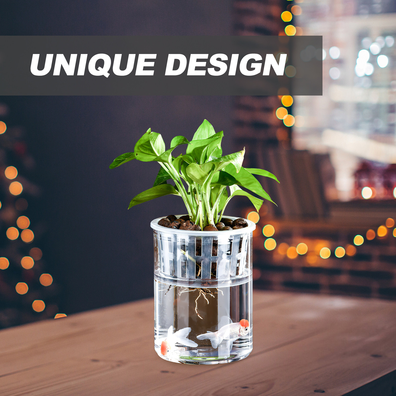 Desktop Plastic Fish Tank Clea - Planted Aquarium For Goldfish recension och pris