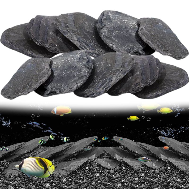 500g/1000g Aquarium Slate Chip - Planted Aquarium Hardscape recension och pris