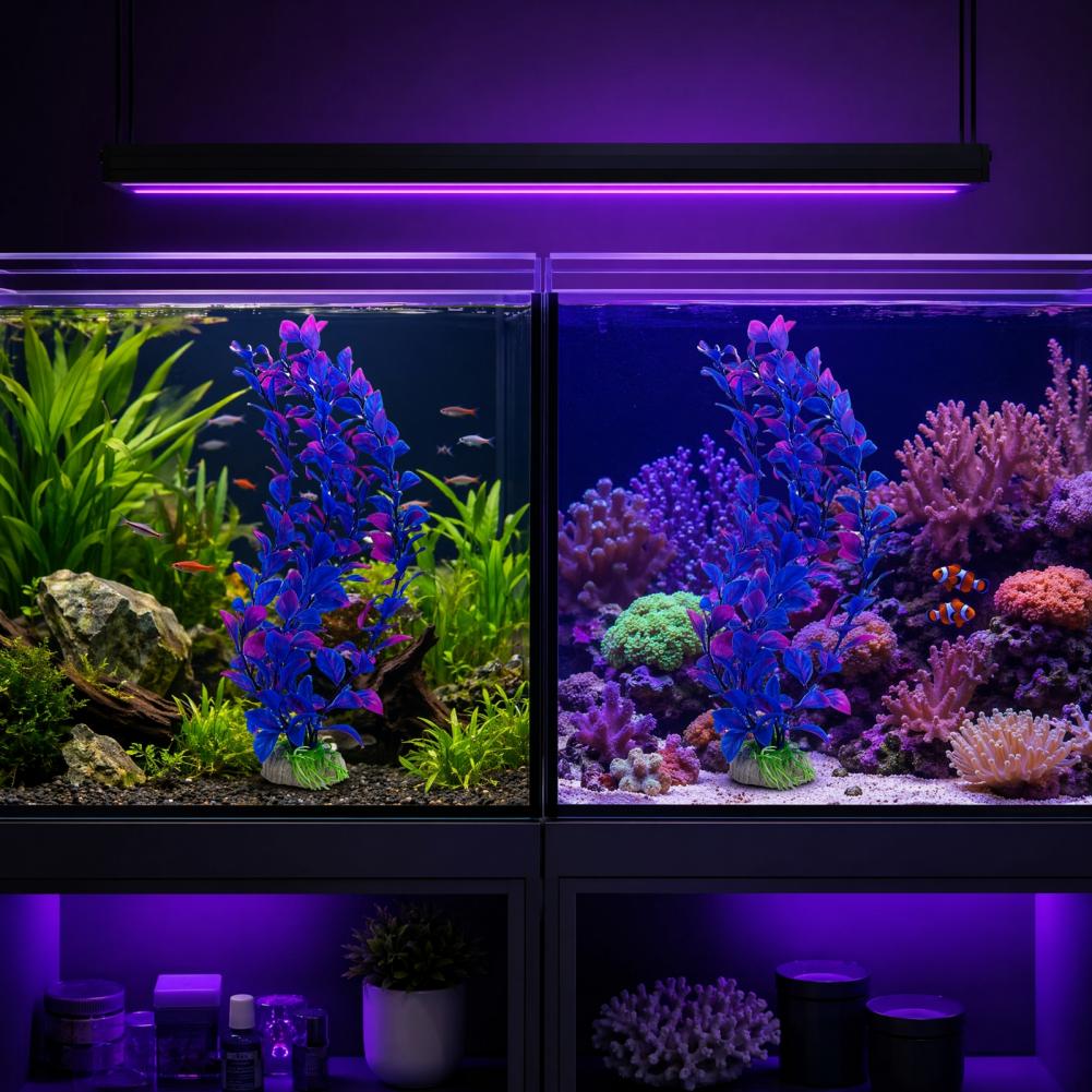 Artificial Water Plants Weight - Planted Aquarium For Goldfish recension och pris