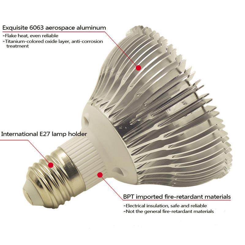 E27 LED Plant Grow Light bulb  - Aquarium Plant Seeds recension och pris
