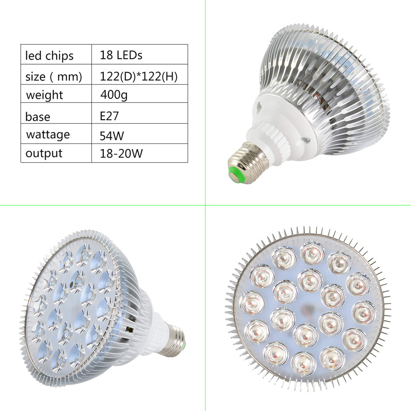E27 LED Plant Grow Light bulb  - Aquarium Plant Seeds recension och pris