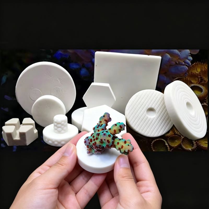 SPS Ceramic Coral Frag Plugs B - Aquarium Plant Ornament recension och pris