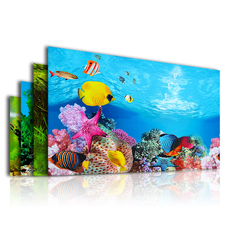 3D Background for Aquarium Dou - Planted Aquarium Wallpaper recension och pris
