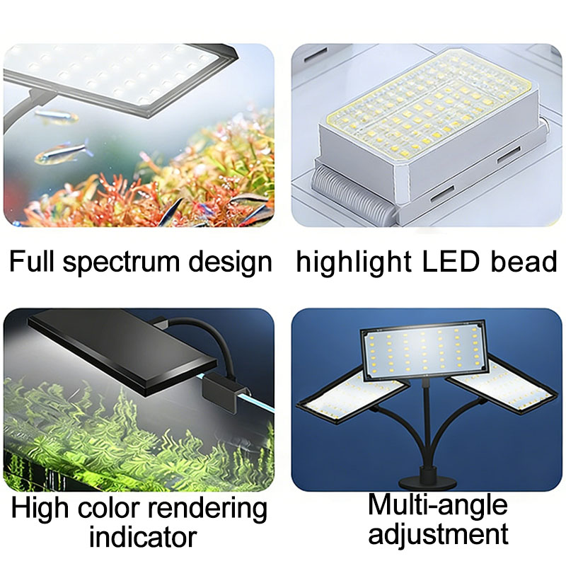 Aquarium Fish Tank Full Spectr - Aquarium Plant Ornament recension och pris