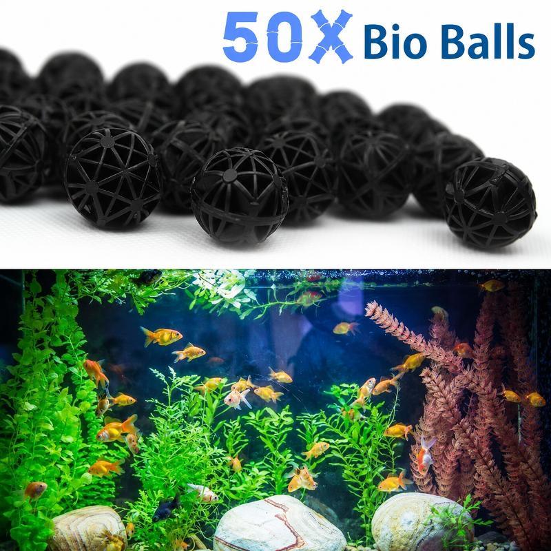 50Pcs 16mm Bio Balls Aquarium  - Planted Aquarium Fertilizer recension och pris