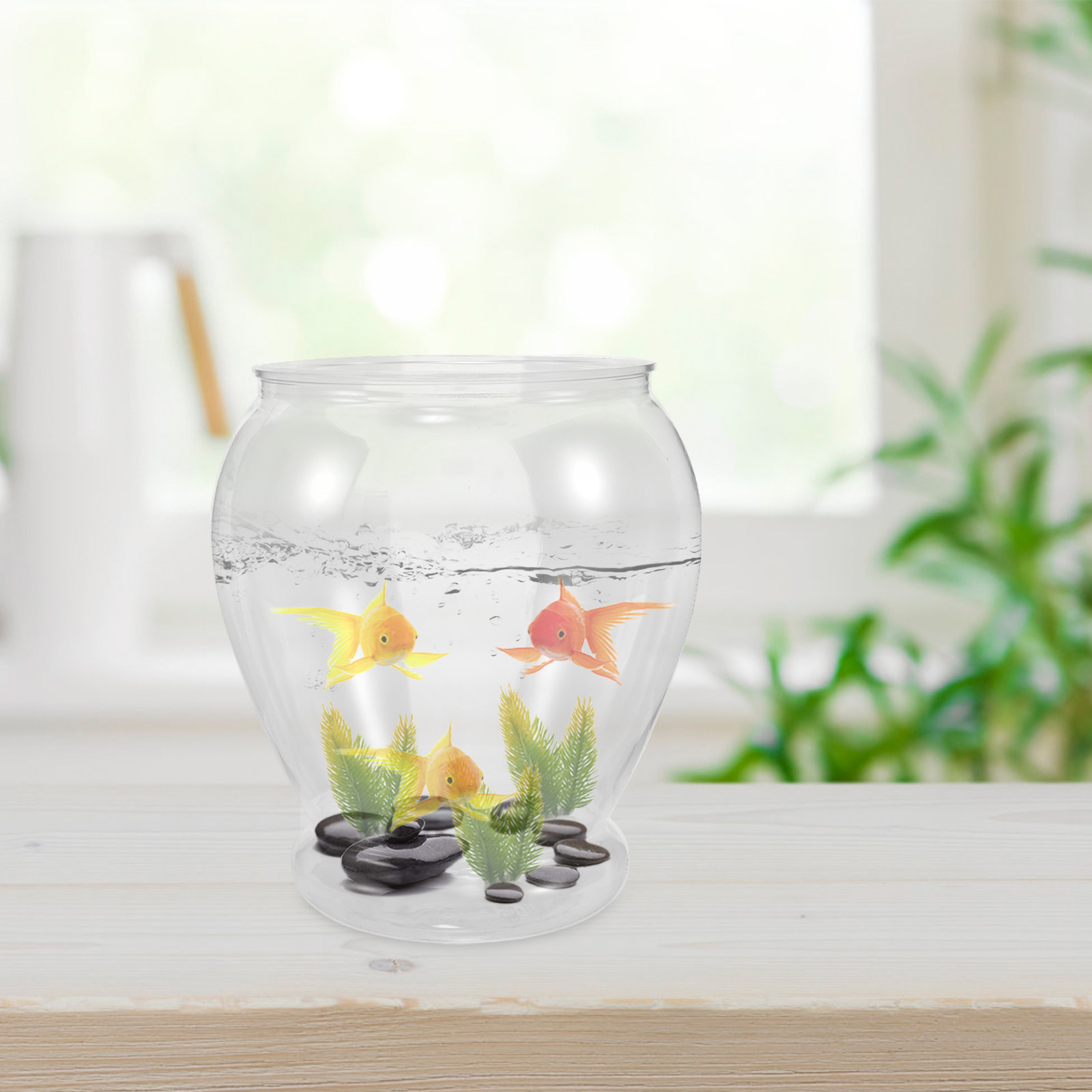 Desktop Fish Tank Small Clear  - Planted Aquarium For Goldfish recension och pris