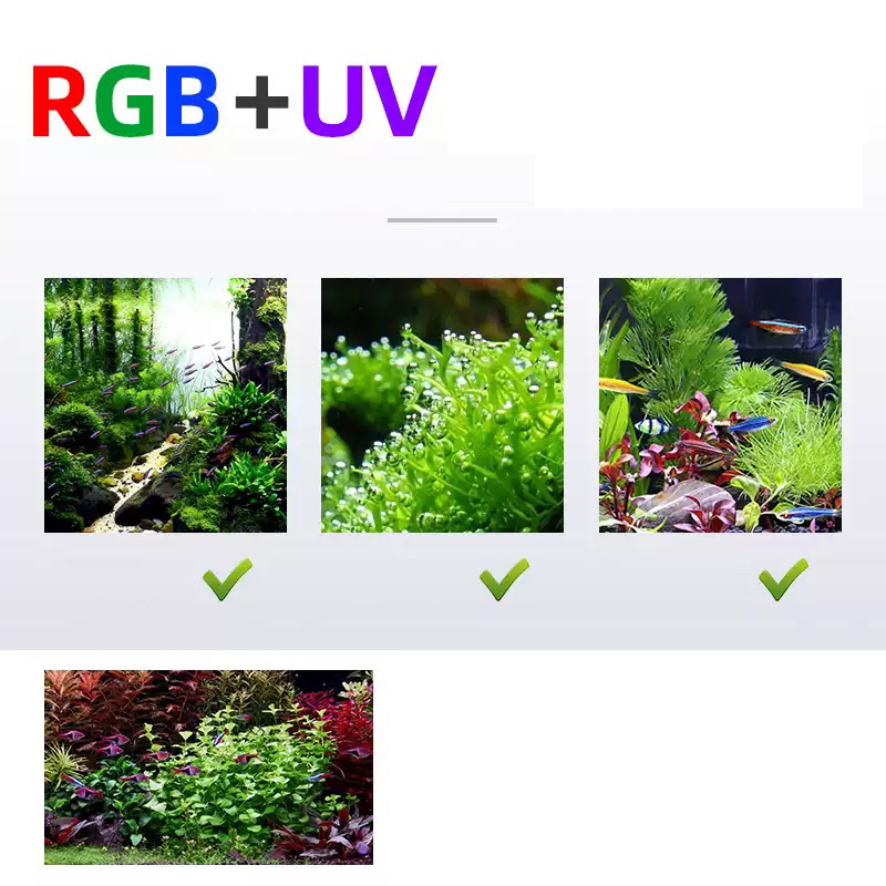 Led Lighting 60cm 80cm 90cm RG - Planted Aquarium Uv Light recension och pris