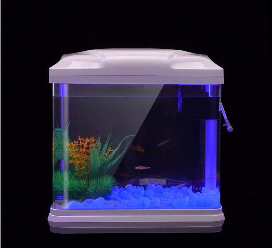 Fish Tank Rocks Glow Blue Pebb - Aquarium Plant Ornament recension och pris