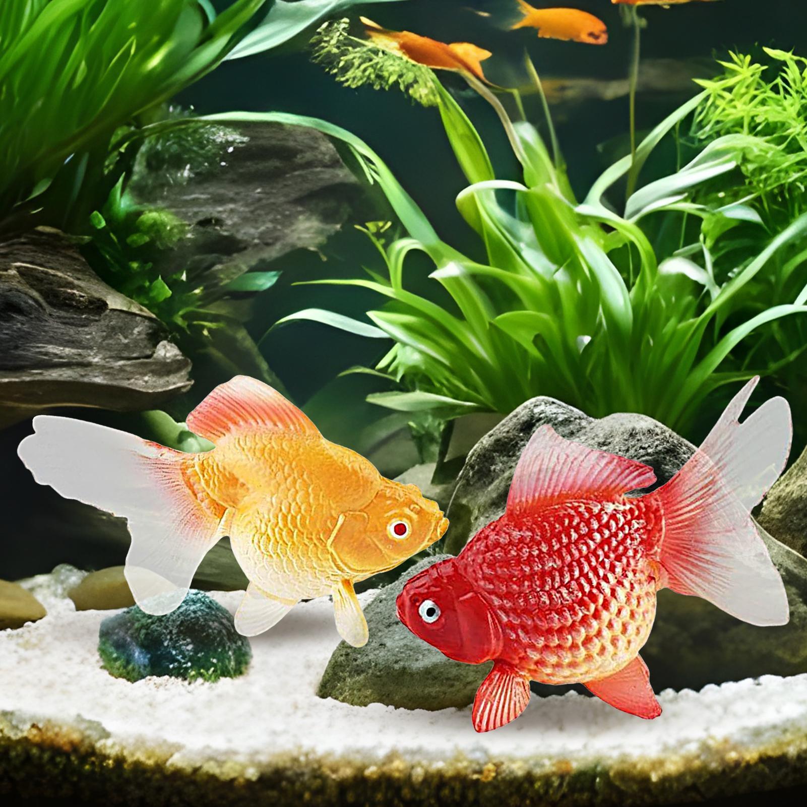 Fake Gold Fish 2Pcs/set Artifi - Planted Aquarium For Goldfish recension och pris