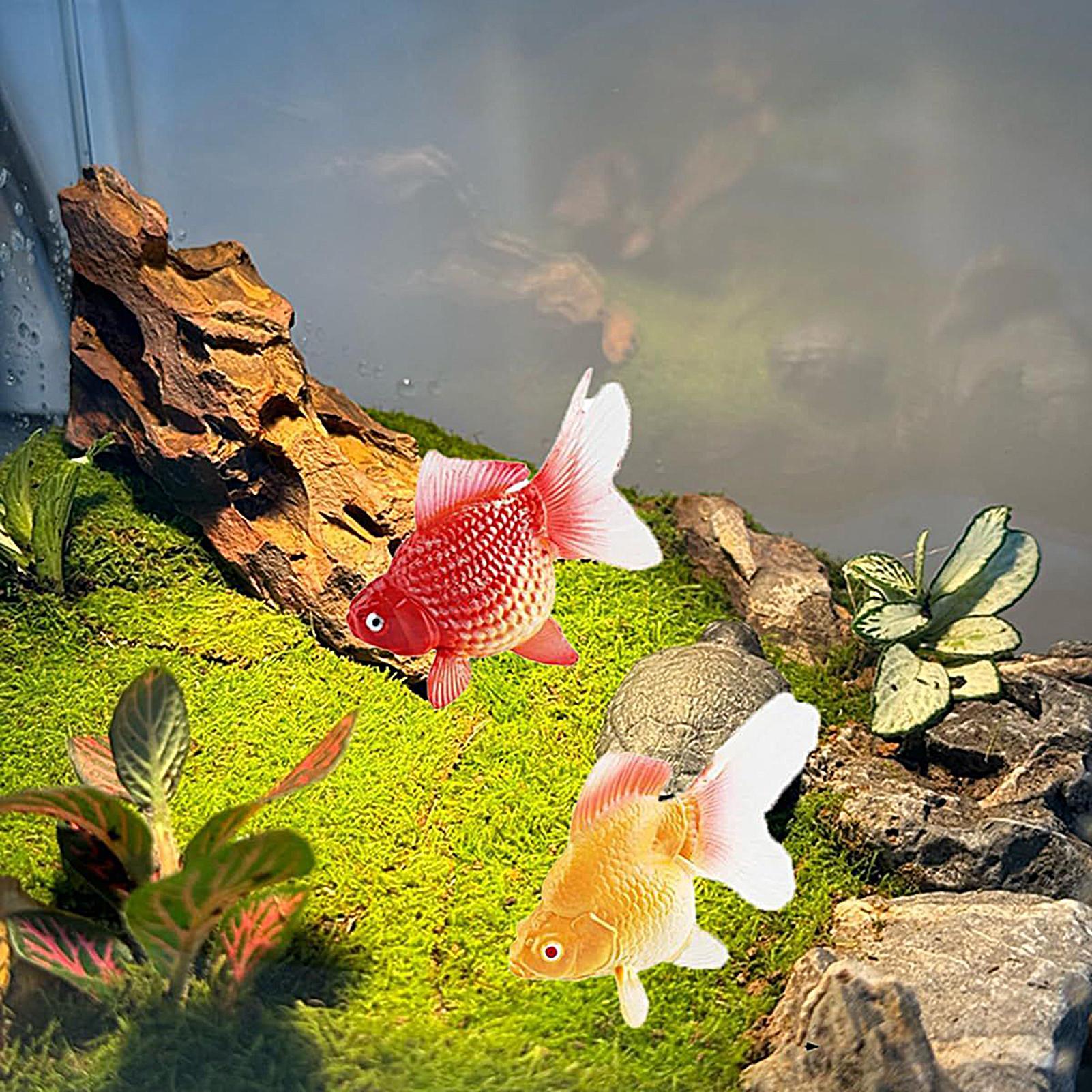 Fake Gold Fish 2Pcs/set Artifi - Planted Aquarium For Goldfish recension och pris