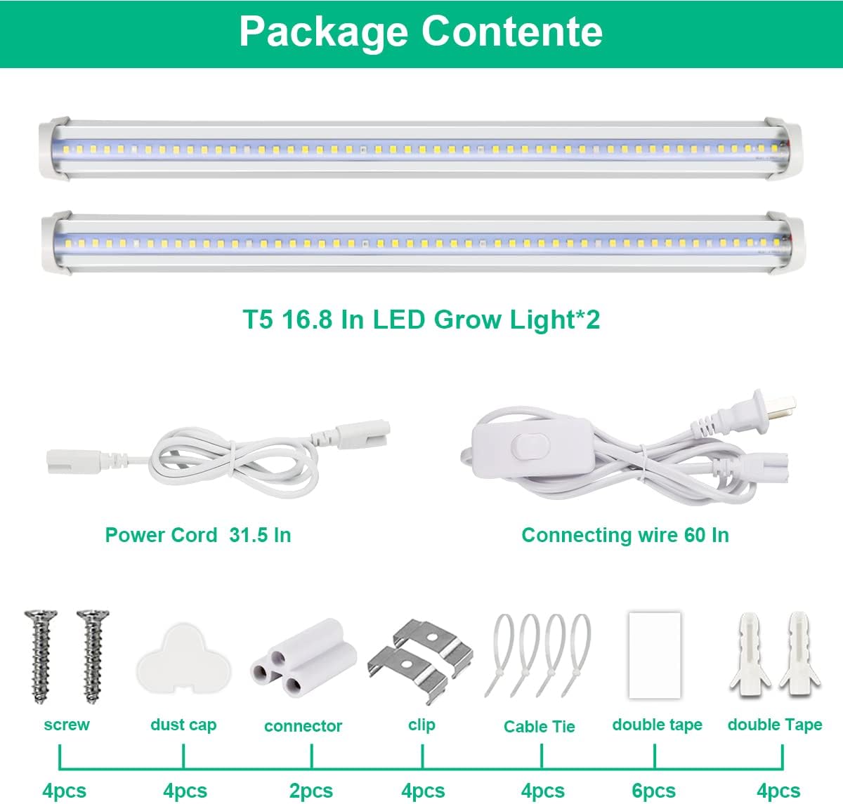 LED Grow Plant Lamp Full Spect - Aquarium Plant Seeds recension och pris