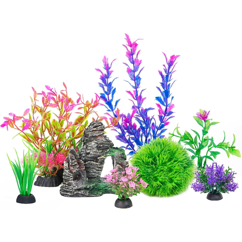 Aquarium Artificial Plants Roc - Planted Aquarium For Goldfish recension och pris