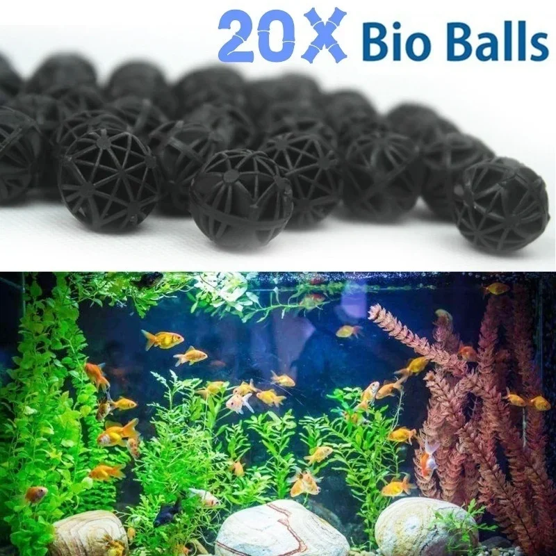 20Pcs 16mm Aquarium Filter Bio - Planted Aquarium Fertilizer recension och pris